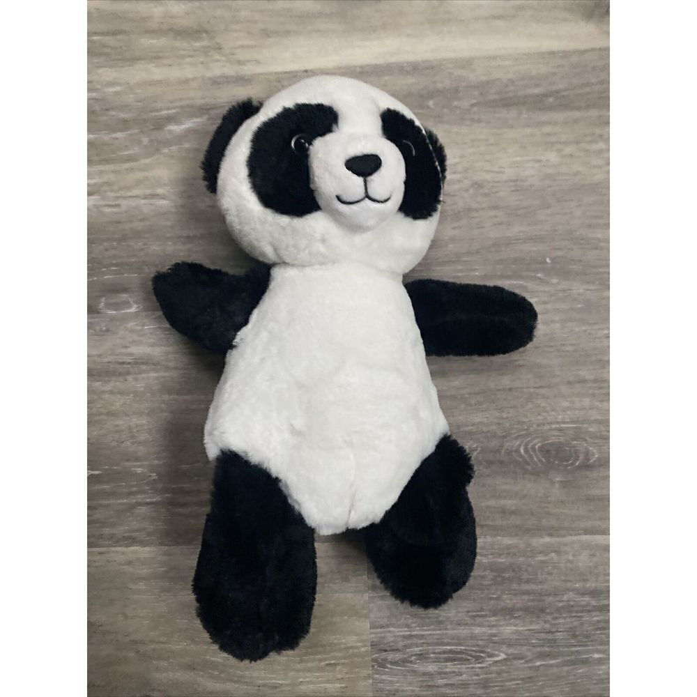 Panda 14” Build A Bear BAB, Super soft Black White
